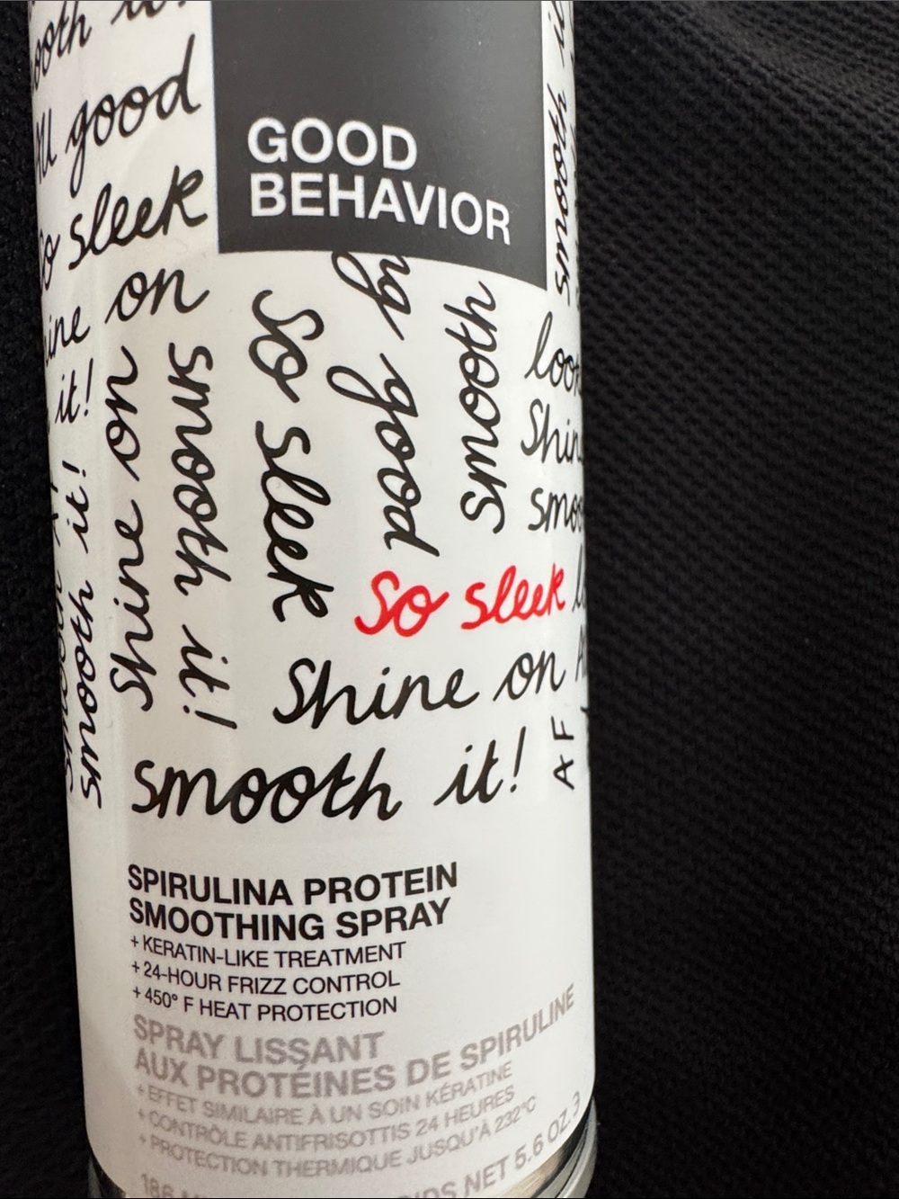 IGK Good Behavior Spirulina Protein Smoothing Spray - White - Picture 3 of 3